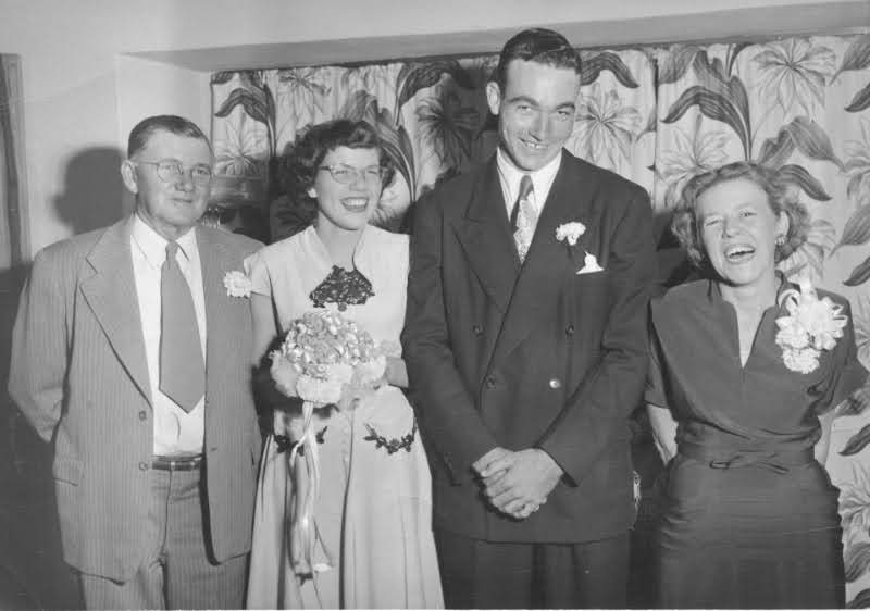 Don and Marilyn's Wedding Day